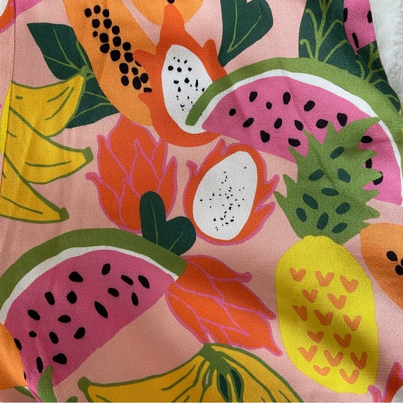 🌿|NWT| Anthropologie x Hutch Mixed Fruit Halter Romper - Picture 11 of 12